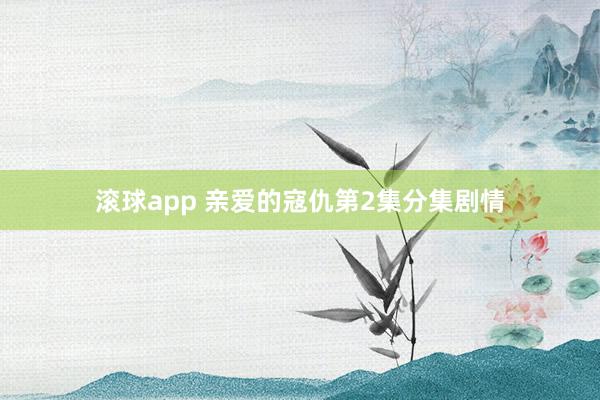 滚球app 亲爱的寇仇第2集分集剧情