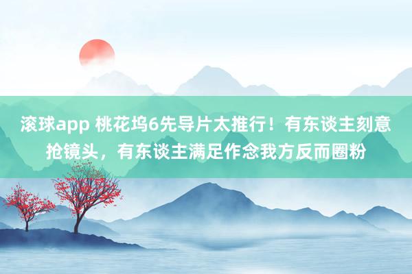 滚球app 桃花坞6先导片太推行！有东谈主刻意抢镜头，有东谈主满足作念我方反而圈粉