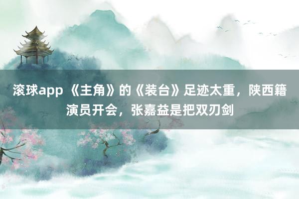 滚球app 《主角》的《装台》足迹太重，陕西籍演员开会，张嘉益是把双刃剑